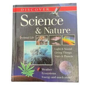 Discover Science & Nature Textbook Education Teaching Book Homeschool Vtg 1990s
